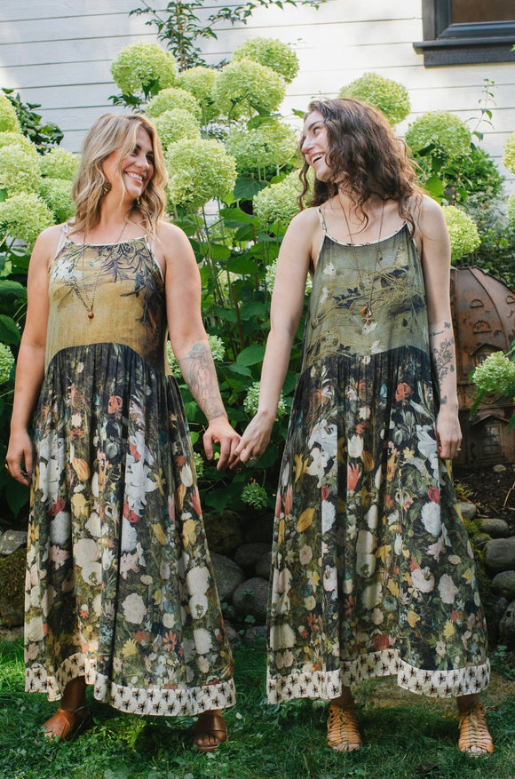 Market of Stars I dream in flowers slip dress - Stay Wild Collective  Dress
