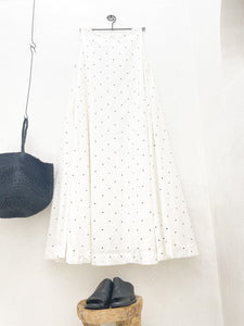 ZAHRA PAPER COTTON DRESS - CREAM AND BLACK POLKA DOT - Stay Wild Collective  Dresses