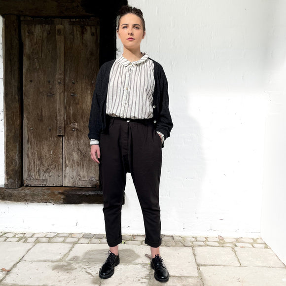 Meg by Design Piper Paper Cotton Shirt | Black & White - Stay Wild Collective  Tops