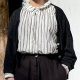Meg by Design Piper Paper Cotton Shirt | Black & White - Stay Wild Collective  Tops