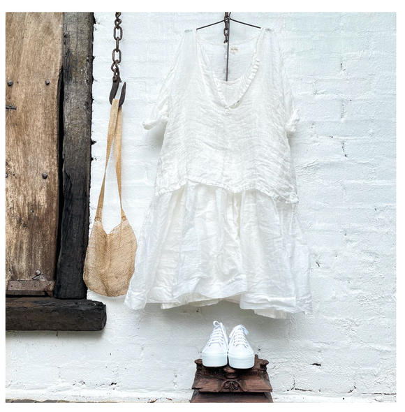 Meg by Design Tutu Slip Short  organdy\ linen - Stay Wild Collective  dress
