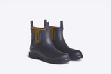 Last Chance Merry People Bobbi Gumboot | Oxford Blue/Tan (Enhanced Traction) - Stay Wild Collective  Shoes