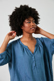 Montaigne Oversized linen smock top - Stay Wild Collective  