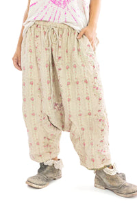 PANTS 422 FLORAL PATCHWORK GARCON PANTS MAGNOLIA PEARL  $675.00 AUD