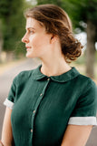 Son de Flor Classic Dress, Short Sleeves | Evergreen - Stay Wild Collective  Dresses