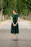 Son de Flor Classic Dress, Short Sleeves | Evergreen - Stay Wild Collective  Dresses