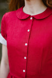 Son de Flor Classic Dress, Short Sleeves | Red Poppy - Stay Wild Collective  Dresses