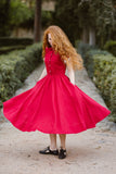 Son de Flor Classic Dress, Short Sleeves | Red Poppy - Stay Wild Collective  Dresses