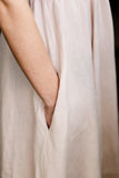 Son de Flor Classic Dress, Short Sleeves |  Seashell White - Stay Wild Collective  Dresses