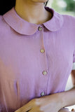 Son de Flor Classic Dress, Short Sleeves |  Phlox Purple - Stay Wild Collective  Dresses