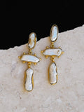 Mother of Pearl Earrings - Stay Wild Collective  Jewellery