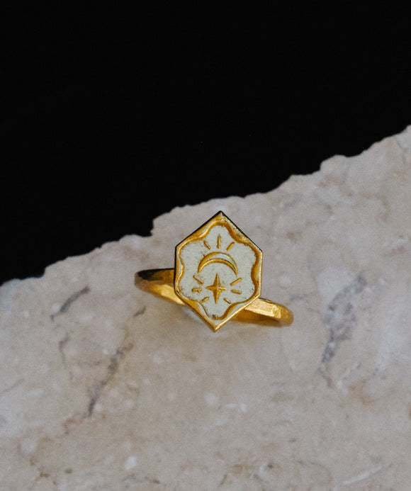 Moon Ring - Stay Wild Collective  Jewellery