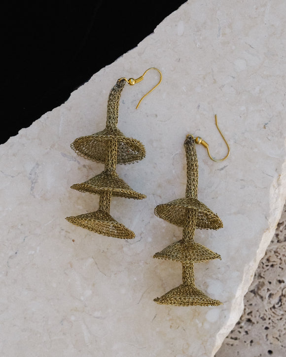 Fungi Earrings - Stay Wild Collective  Jewellery
