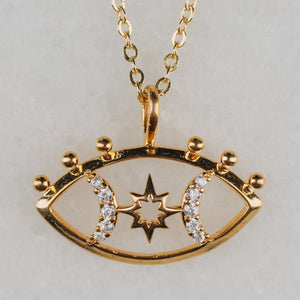 Muse Gold Charm Necklace