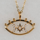 Muse Gold Charm Necklace