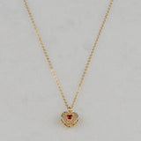 Carnivale Gold Charm Necklace