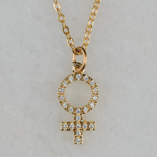 Venus Gold Charm Necklace