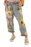 PANTS 433-ASHPC-OS Miner Pants with Sunflower