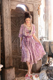 DRESS 868-MAGGI-OS Floral Full Bloom Garden Dress