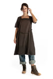 DRESS 549-MDNT-OS Sienna Stripe Smock Dress