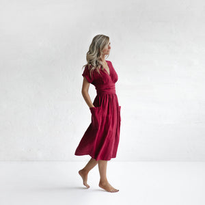 Kimono Dress | Raspberry seaside tones sale